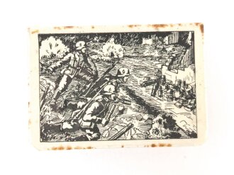 Halter für eine Streichholzschachtel " Kriegsjahre 1939/40"