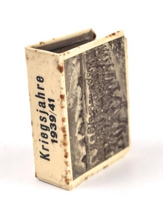 Halter für eine Streichholzschachtel " Kriegsjahre 1939/41"