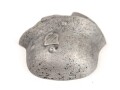 Halbrelief " Soldat mit Stahlhelm" aus Zink, Gesamthöhe 7cm