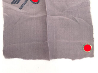 Andenkentüchlein " Beherzigung von Athen 1941" sicherlich lokal Hergestellt, daher der Schreibfehler  . 18 x 18cm