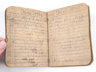 Notizbuch eines Kriegsfangenen in der UDSSR 1946