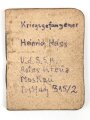 Notizbuch eines Kriegsfangenen in der UDSSR 1946
