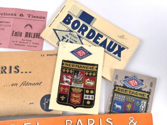 Konvolut eines Angehörigen der Besatzungstruppe in Frankreich. Ob alle Gegenstände aus der Zeit des 2. Weltkrieg stammen, kann ich nicht sagen.