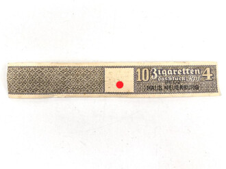 Steuerbanderole für 10 Zigaretten