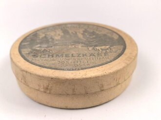 Leere Pappdose "Aggenstein mit...