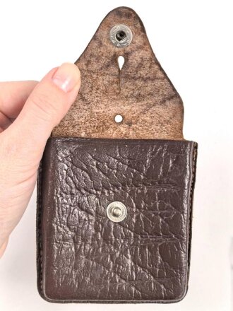 Tasche für Bezard Kompass 2. Weltkrieg, ungebraucht, mit Fangschnur