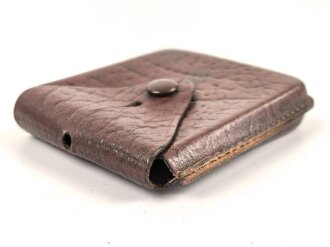 Tasche für Bezard Kompass 2. Weltkrieg, ungebraucht, mit Fangschnur