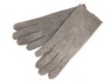 Paar  Handschuhe für Offiziere aus grauem Nappaleder, datiert 1942