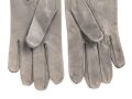Paar  Handschuhe für Offiziere aus grauem Nappaleder, datiert 1942