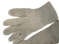 Paar Strickhandschuhe Wehrmacht mit drei Grössenstreifen. Leicht gebraucht, gut