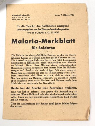 Wehrpaß Heer, eingestellt am  15.3.37 bei Sanitätsstaffel Detmold.