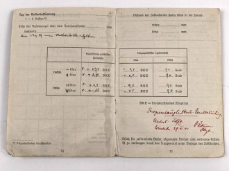 "Die Erdmannshöhle bei Hafel" datiert 1910, 32 Seiten und 2 Postkarten dazu