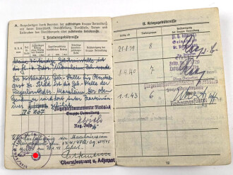 "Die Erdmannshöhle bei Hafel" datiert 1910, 32 Seiten und 2 Postkarten dazu