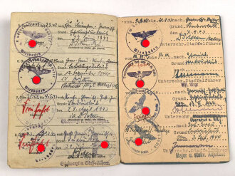 "Die Erdmannshöhle bei Hafel" datiert 1910, 32 Seiten und 2 Postkarten dazu