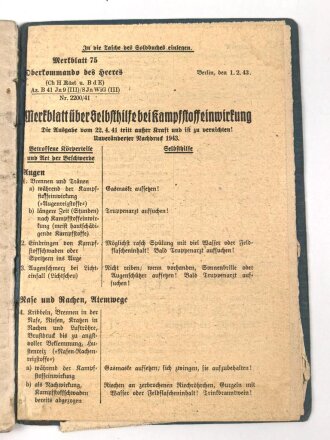 Soldbuch Luftwaffe , ausgestellt am 2.10.1943 bei Luftgau Paris.