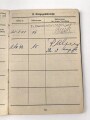 Soldbuch Luftwaffe , ausgestellt am 2.10.1943 bei Luftgau Paris.