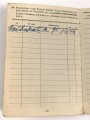 Soldbuch Luftwaffe , ausgestellt am 2.10.1943 bei Luftgau Paris.