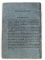 Soldbuch Luftwaffe , ausgestellt am 2.10.1943 bei Luftgau Paris.