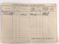 Soldbuch Luftwaffe , ausgestellt am 2.10.1943 bei Luftgau Paris.