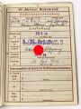 Wehrpaß Heer, ausgestellt am 30.8.1939 bei Pionier Ersatz Btl. 9 Hanau, dazu zwei Verleihungsurkunden