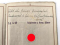 Wehrpaß Heer, ausgestellt am 30.8.1939 bei Pionier Ersatz Btl. 9 Hanau, dazu zwei Verleihungsurkunden