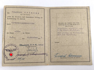 Soldbuch Panzertruppe, ausgestellt am 26.8.1939 bei Artillerie Regiment 19