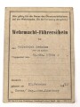Soldbuch Panzertruppe, ausgestellt am 26.8.1939 bei Artillerie Regiment 19