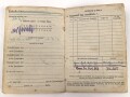 Soldbuch Luftwaffe , ausgestellt 1.9.1940 bei Landesschützen Ausbildungs Kompanie Detmold.