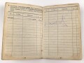 Soldbuch Luftwaffe , ausgestellt 1.9.1940 bei Landesschützen Ausbildungs Kompanie Detmold.