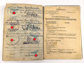 Soldbuch Luftwaffe , ausgestellt 1.9.1940 bei Landesschützen Ausbildungs Kompanie Detmold.