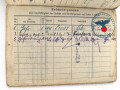 Soldbuch Luftwaffe , ausgestellt 1.9.1940 bei Landesschützen Ausbildungs Kompanie Detmold.