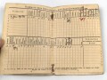 Soldbuch Luftwaffe , ausgestellt 1.9.1940 bei Landesschützen Ausbildungs Kompanie Detmold.