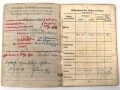Soldbuch Luftwaffe , ausgestellt 1.9.1940 bei Landesschützen Ausbildungs Kompanie Detmold.