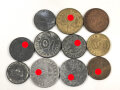11 Stück Kleinmünzen III.Reich
