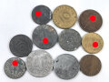 11 Stück Kleinmünzen III.Reich