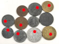 11 Stück Kleinmünzen III.Reich