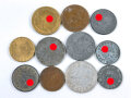 11 Stück Kleinmünzen III.Reich