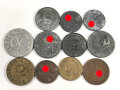 11 Stück Kleinmünzen III.Reich