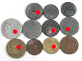11 Stück Kleinmünzen III.Reich
