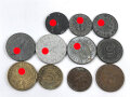 11 Stück Kleinmünzen III.Reich