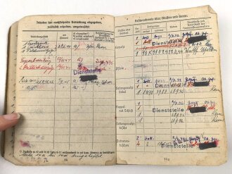 Soldbuch Kriegsmarine, ausgestellt am 20.2.42
