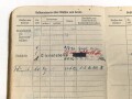 Soldbuch Kriegsmarine, ausgestellt am 20.2.42