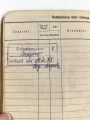 Soldbuch Kriegsmarine, ausgestellt am 20.2.42