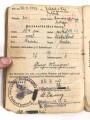 Soldbuch Kriegsmarine, ausgestellt am 20.2.42