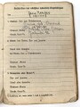 Soldbuch Kriegsmarine, ausgestellt am 20.2.42