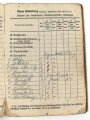 Soldbuch Kriegsmarine, ausgestellt am 20.2.42