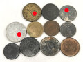11 Stück Kleinmünzen III.Reich