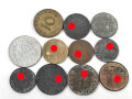 11 Stück Kleinmünzen III.Reich