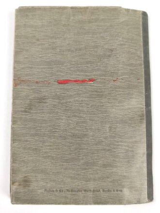 Wehrpaß Heer, eingestellt am 19.7.1937 bei Infanterie Regiment 53 Weißenfels.