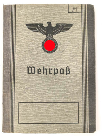 Wehrpaß Heer, eingvestellt am 5.6.1940 bei...